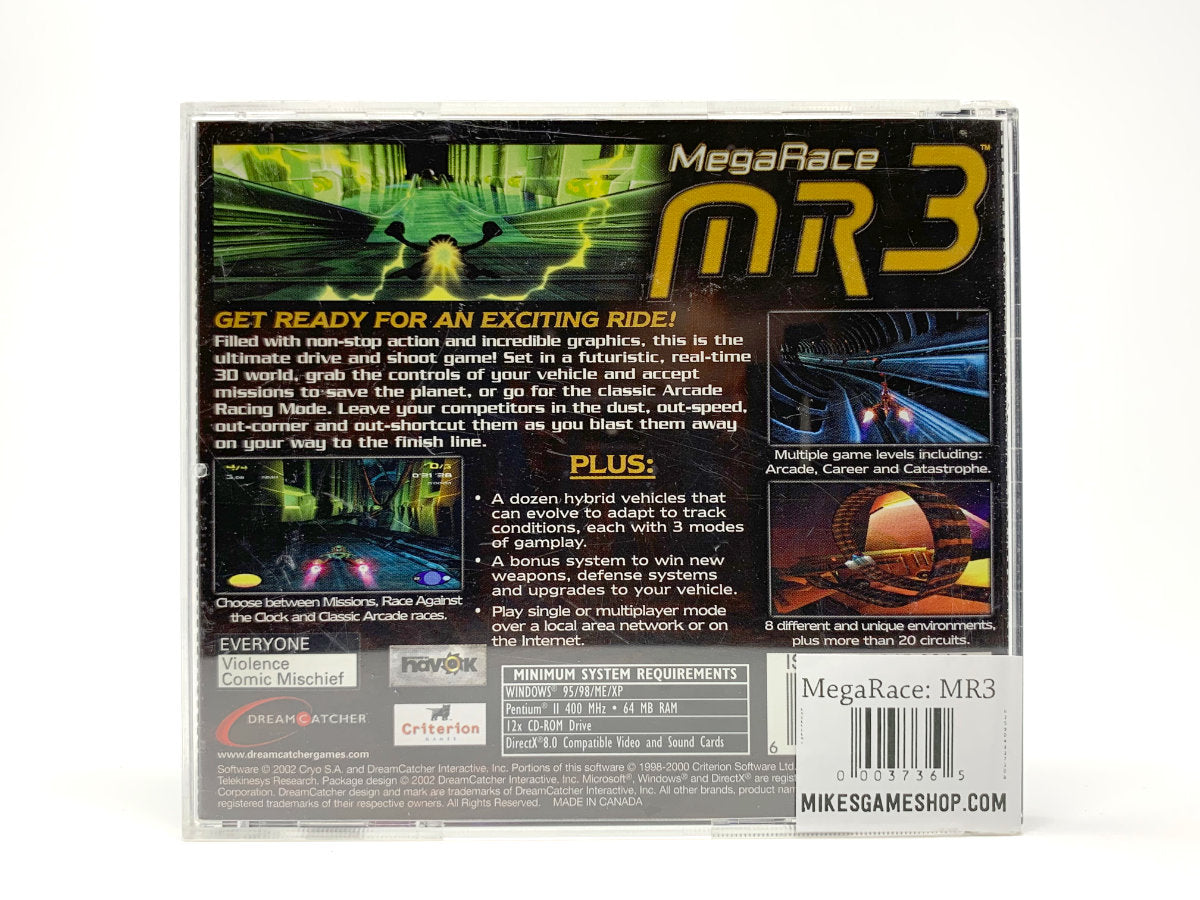 MegaRace: MR3 • PC – Mikes Game Shop
